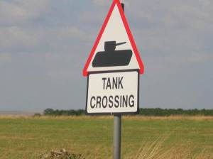 tank crossing